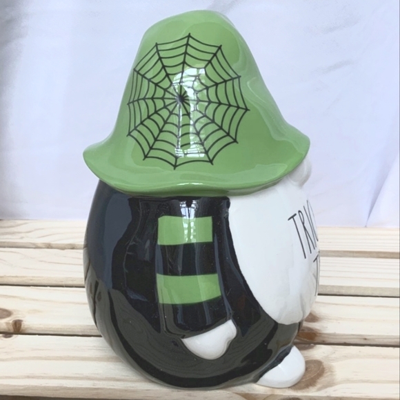 Rae Dunn Trick or Treat Happy Halloween Gnome figurine statue decor - Picture 6 of 10